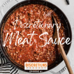 61. discretionary meat sauce | guest Marty from NJ